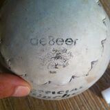 Vintage base ball glove with vintage softball