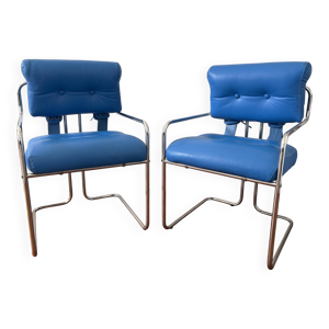 Paire de fauteuils modèle - italien