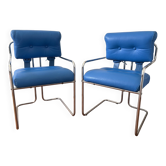 i4 Mariani - Guido Faleschini - Armchair (2) - Tucroma - Steel and leather
