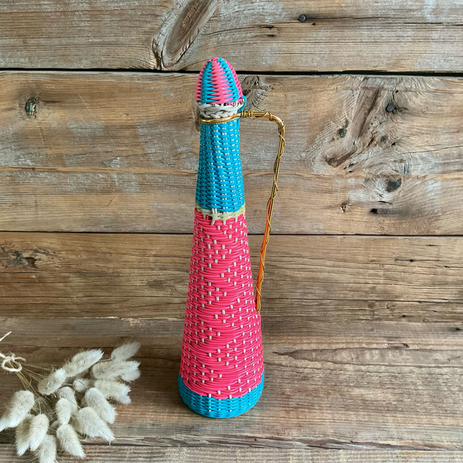 Vintage Scoubidou Bottle