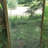 Antique mercury mirror. (Fireplace mirror)