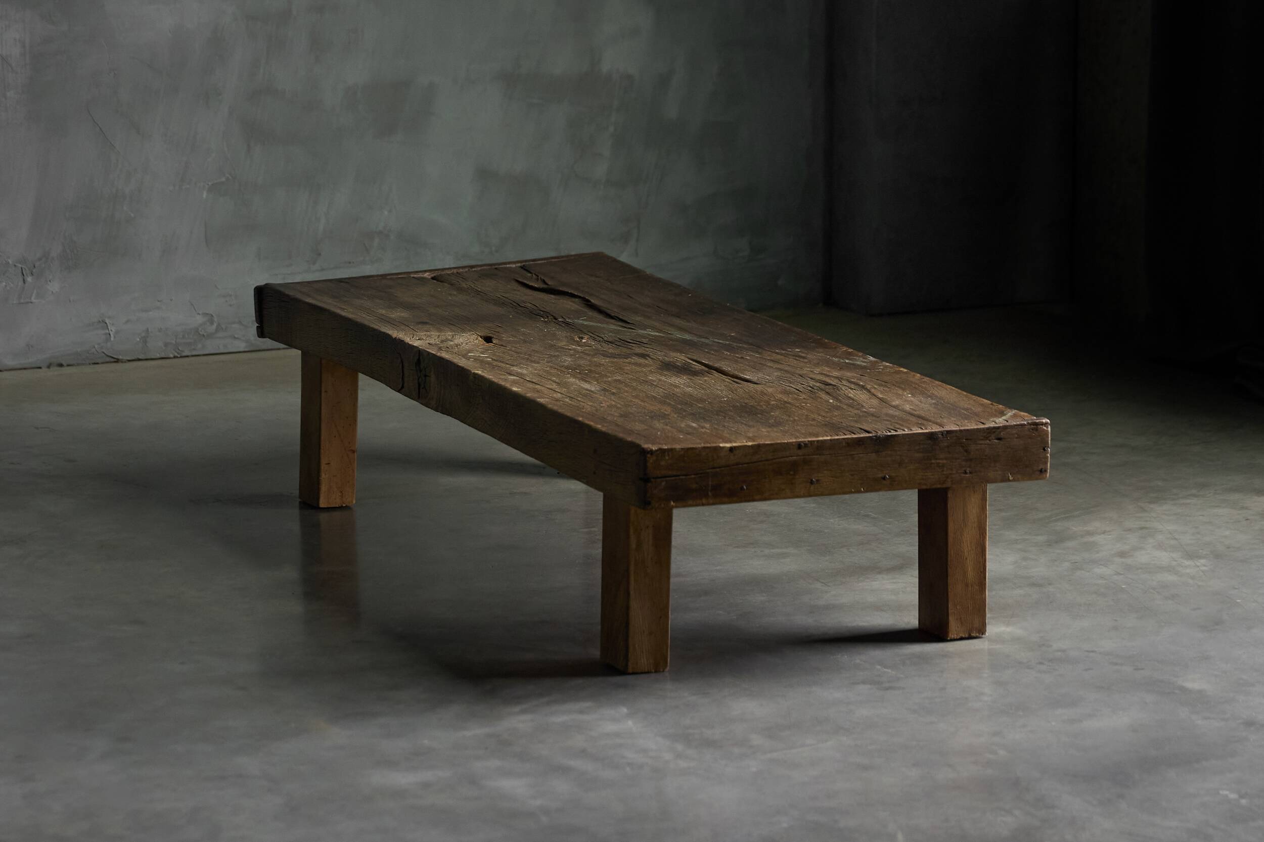 Low Farmhouse Coffee Table, France, Late 19th Century
