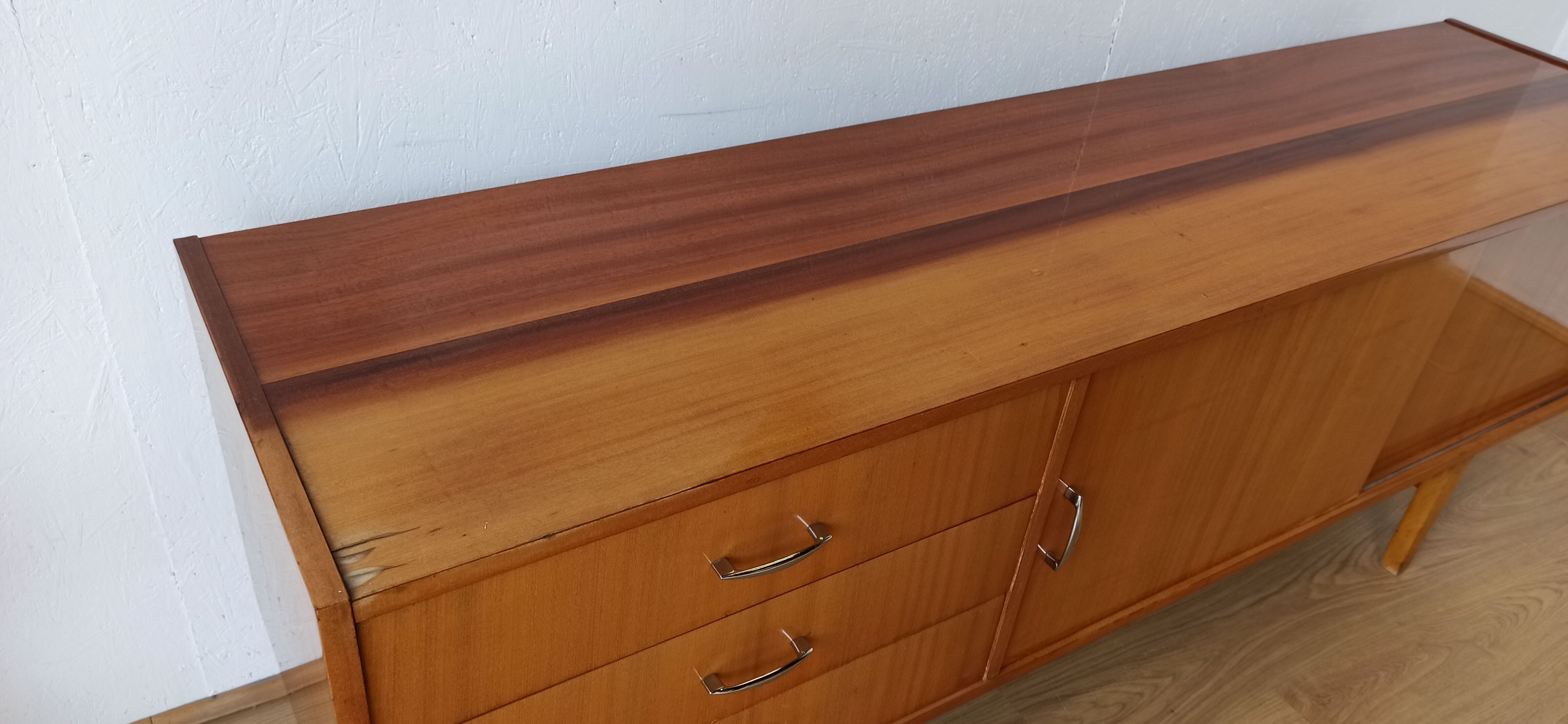 Modernist long sideboard from the 1970s.