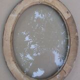 Beautiful old wooden oval frame - Art Deco 1920