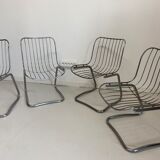 Rinaldi Gastone chairs in chrome