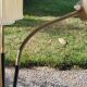 Vintage floor lamp from the 50s in metal and brass 4 flexible lights with tripod base