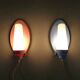 2 Wall lamps pink & blue 1950’s