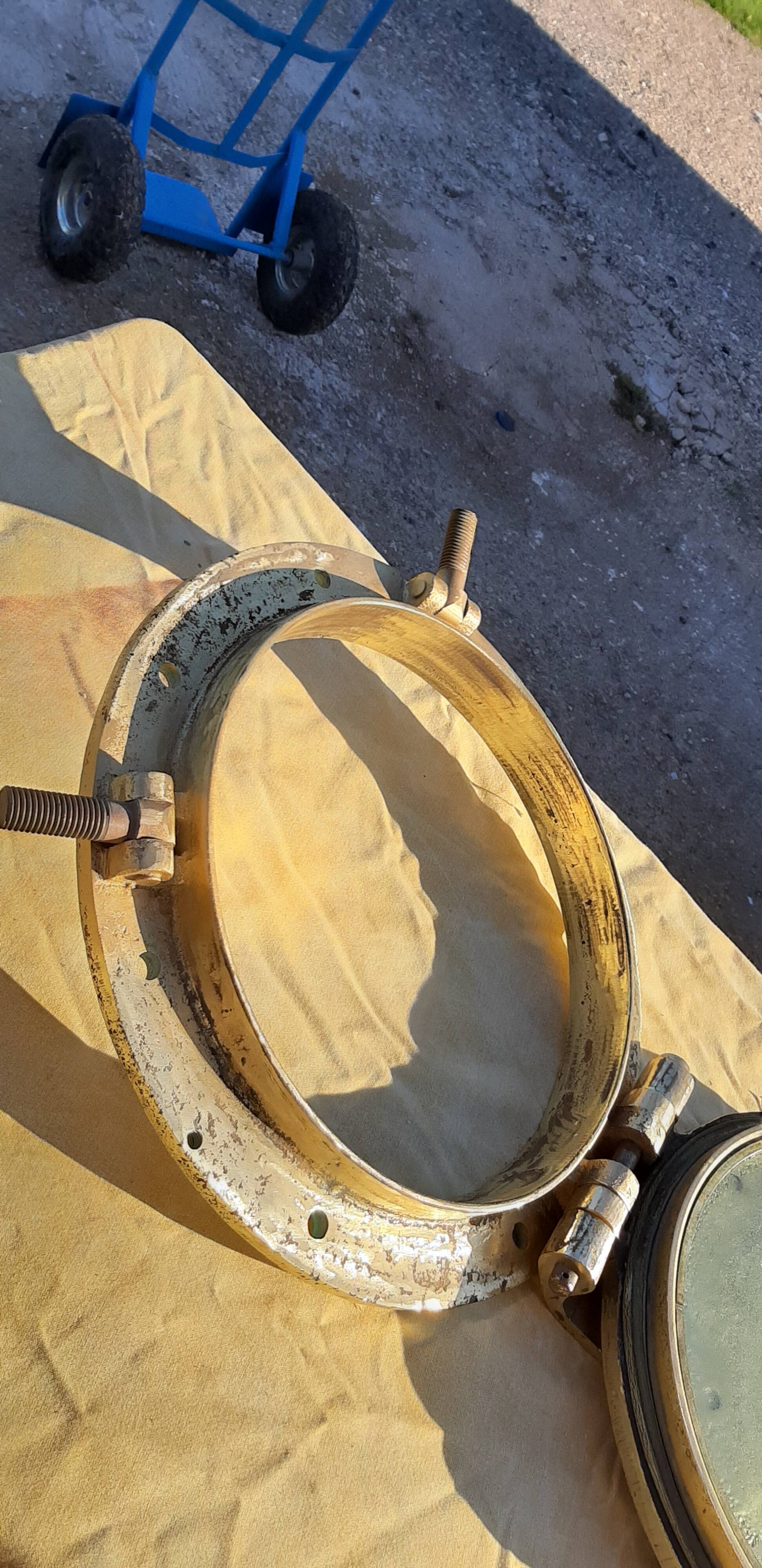 Navy Bronze Porthole