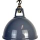 Vintage Industrial Grey Painted Pendant Lamp