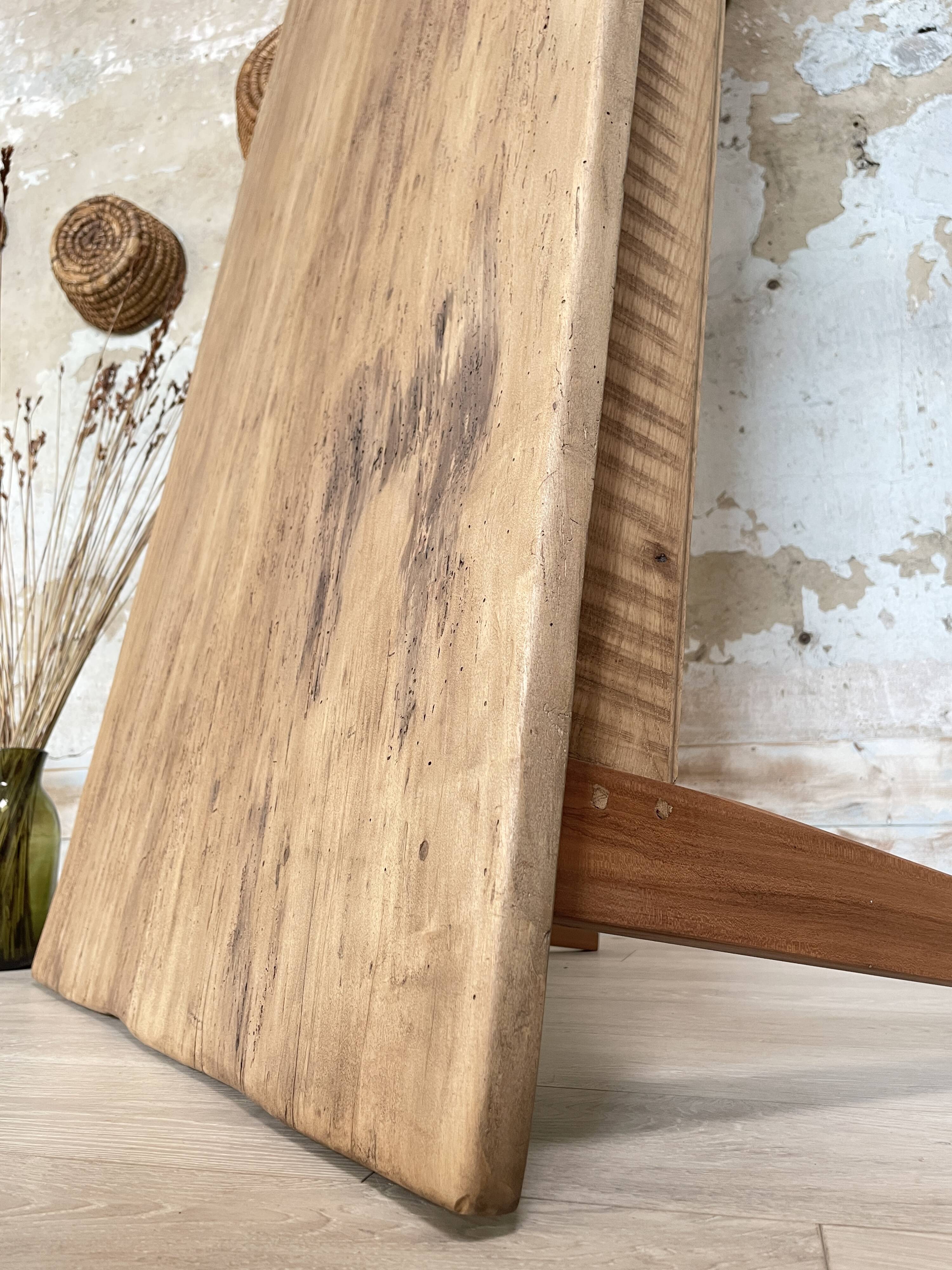 Vintage farm table with spindle legs.