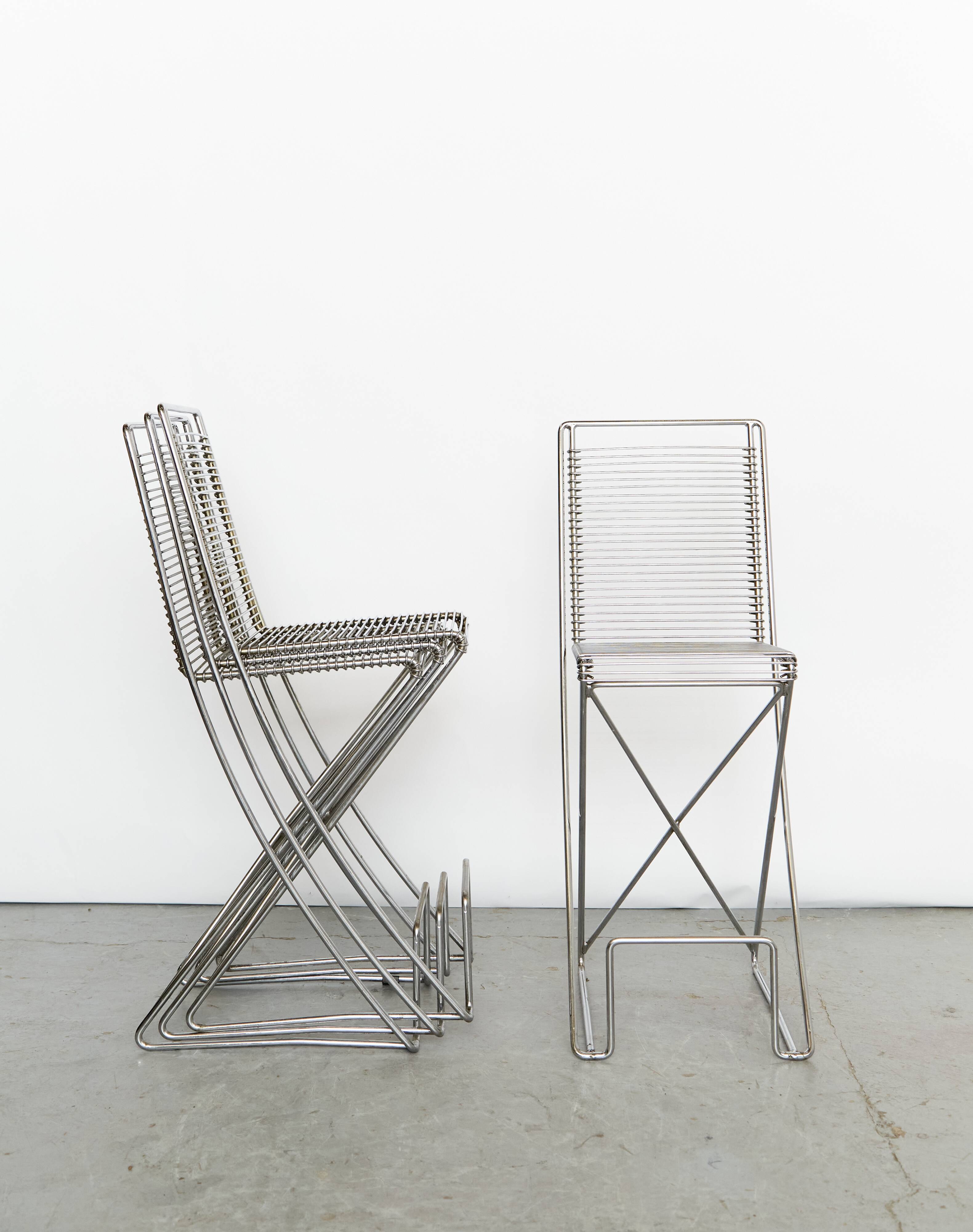 Till Behrens Kreuzschinger Barhocker pour Schublach I Ensemble de Quatre