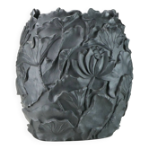 Vase en résine noire Lotus éditeur VGnewtrend