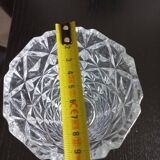 Vase en verre transparent
