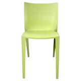Philippe Starck, set of 8 French green chairs, design Slick XO