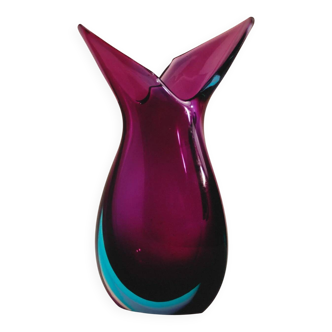 Vase Sommerso en verre de Murano, 1950
