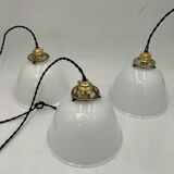 Opaline pendant lights