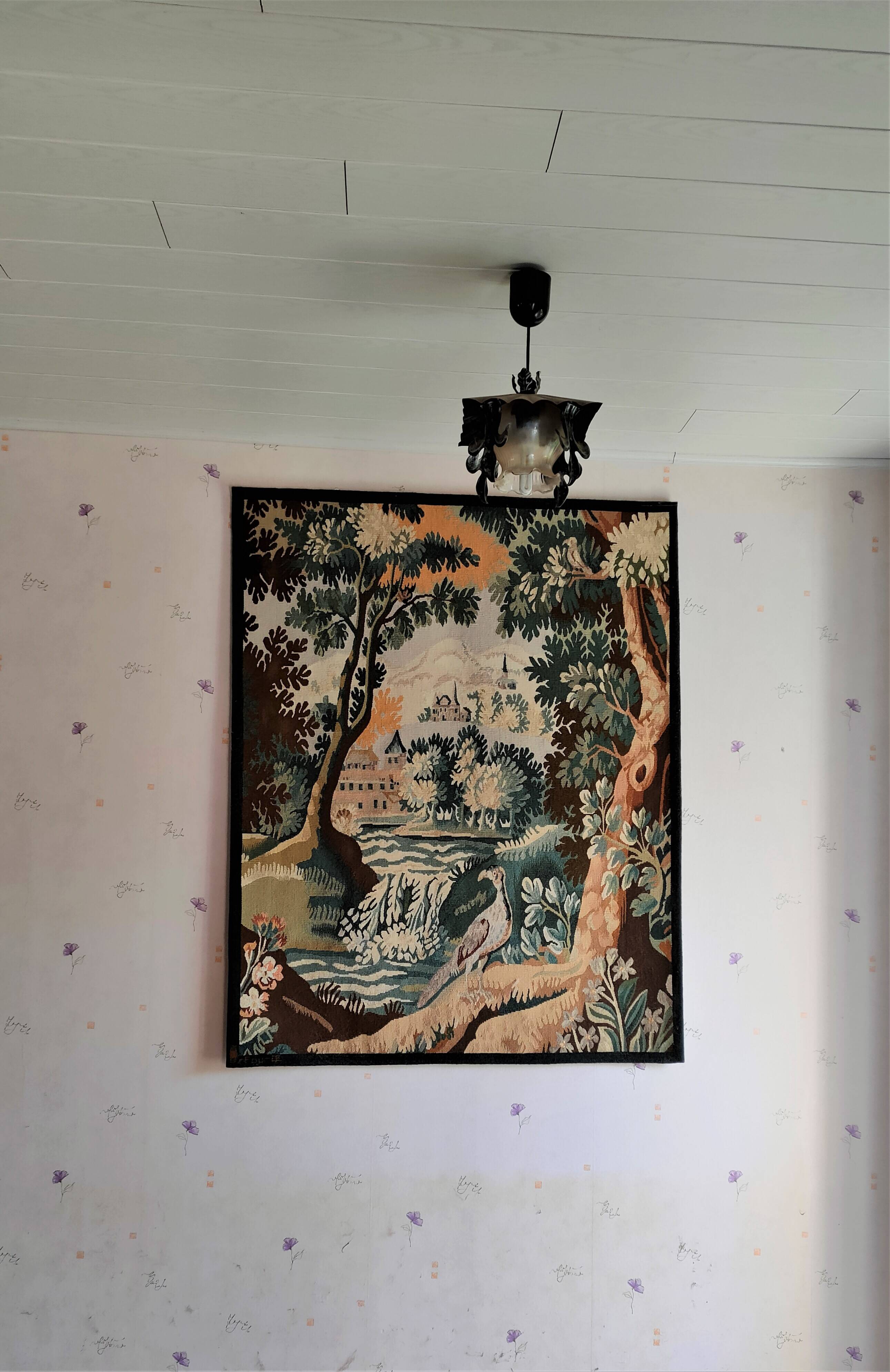 AUBUSSON TAPESTRY Unique model based on a cartoon by Alain Queyrut