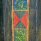 Hand painted Pine Wedding Cabinet, anno 1782
