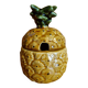Confiturier en barbotine forme Ananas