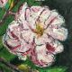 Painting bouquet of peonies