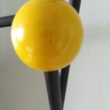 Vestiaire porte manteau boules de billard et miroir style Roger Feraud