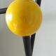 Roger Feraud-style coat rack, billiard balls and mirror