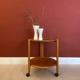 Danish midcentury foldable service trolley 60s