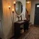 Vintage 3-light floor lamp from the 1960s.