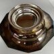 Art Deco Silver Metal Centerpiece - Octagonal Shape