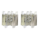 Pair of Large Murano Wall Sconces by Kalmar 'Fuente', Austria, 1960s