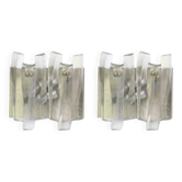 Pair of Large Murano Wall Sconces by Kalmar 'Fuente', Austria, 1960s
