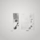 Grey Jielde wall light