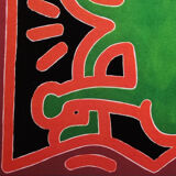 1990s Original Gorgeous Keith Haring Limited Edition Lithograph