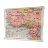 Old School Map West Africa / Tunisia