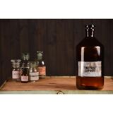 Brocante apothecary bottle 2 ltr with various prints