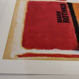Affiche d'exposition mark rothko