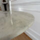 Vintage 1970 marble tulip table