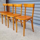 Set of 4 Baumann bistro chairs