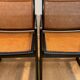 Chaises en bois et cannage vintage