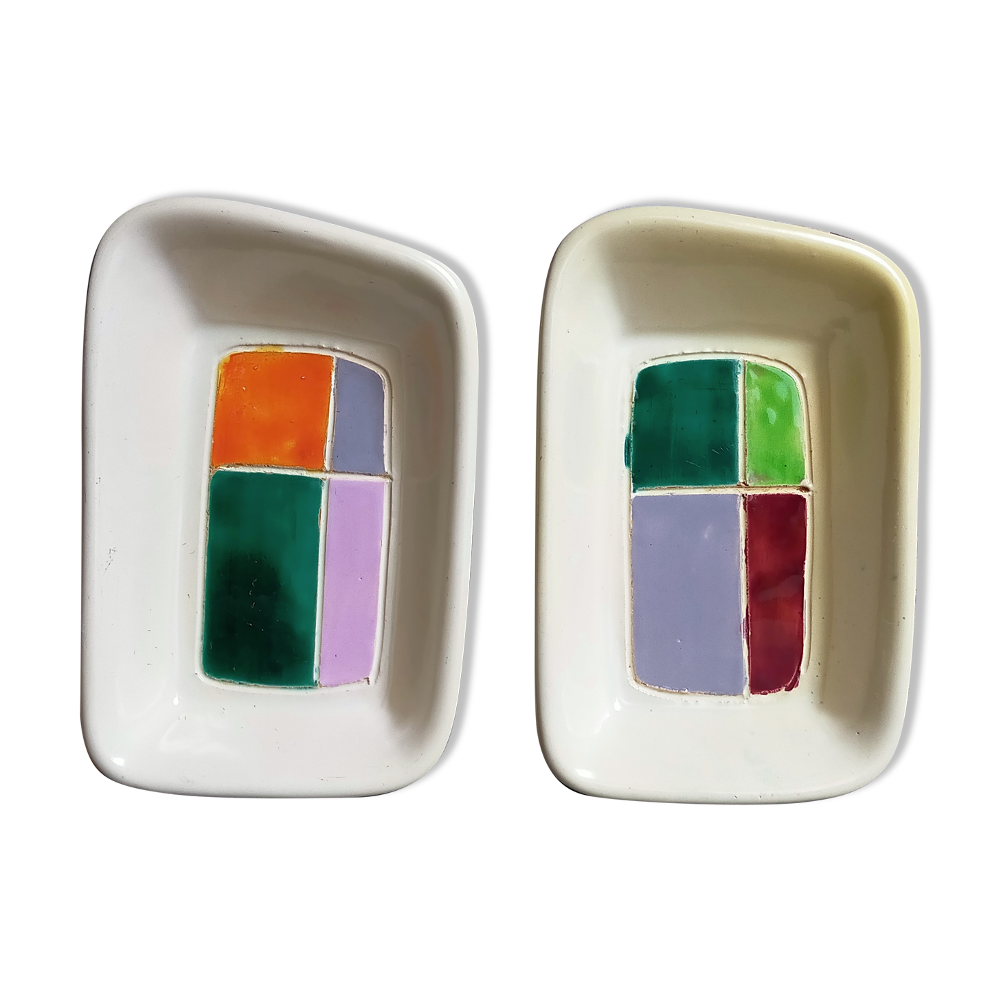 Two ceramic trinket bowls 50