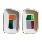 Two ceramic trinket bowls 50