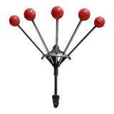 Space Age wall coat rack