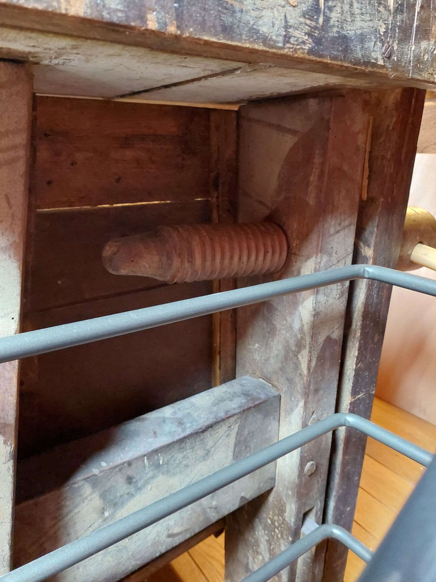 former carpenter's workbench