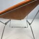 Pierre Paulin AP-14 cognac leather armchair for A. Polak, 1955