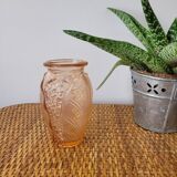 Small pink bulb vase