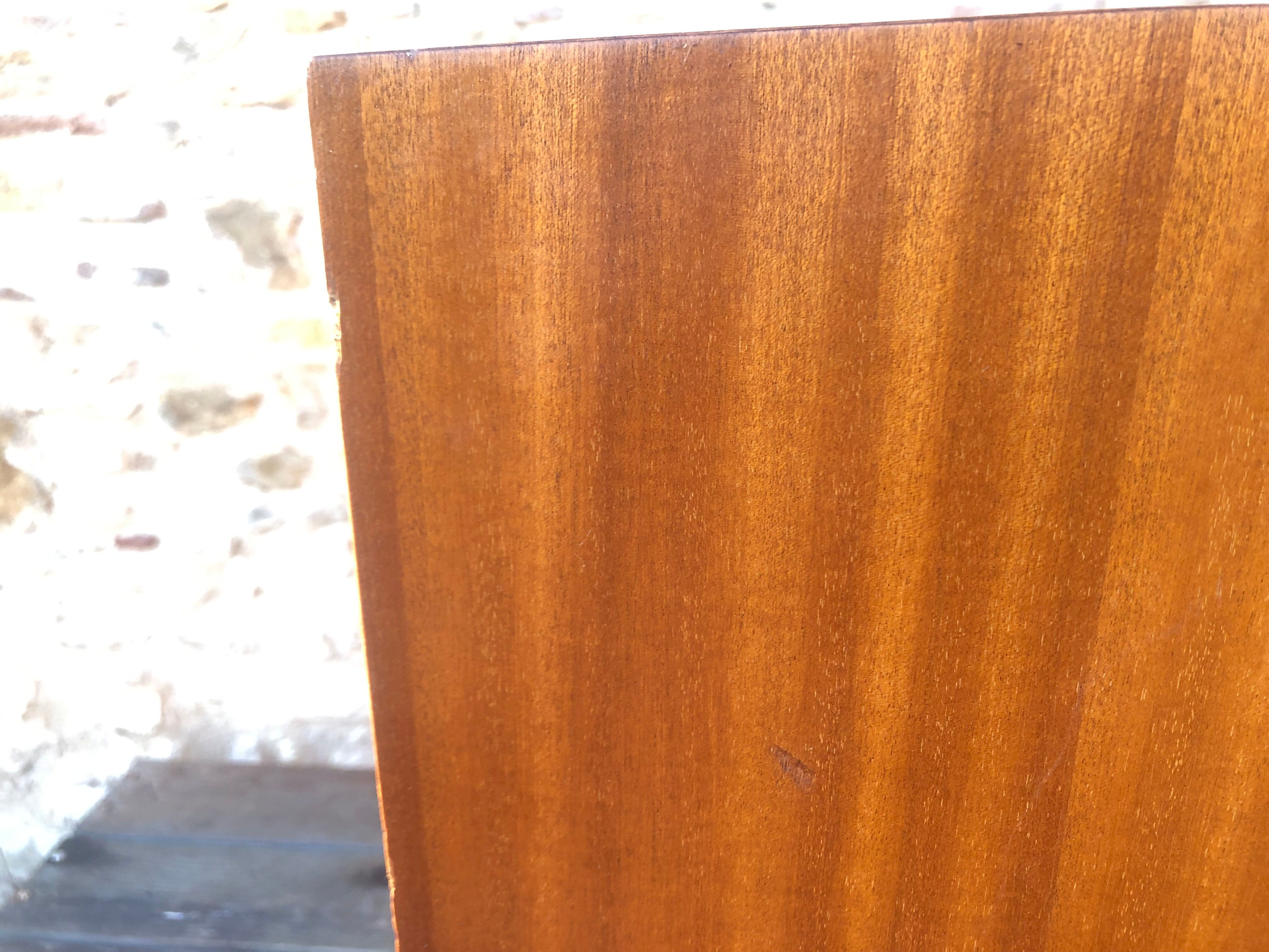 Scandinavian chest of drawers with 4 drawers and storage, circa 60's