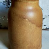 Vase droit en grès émaillé Français vintage