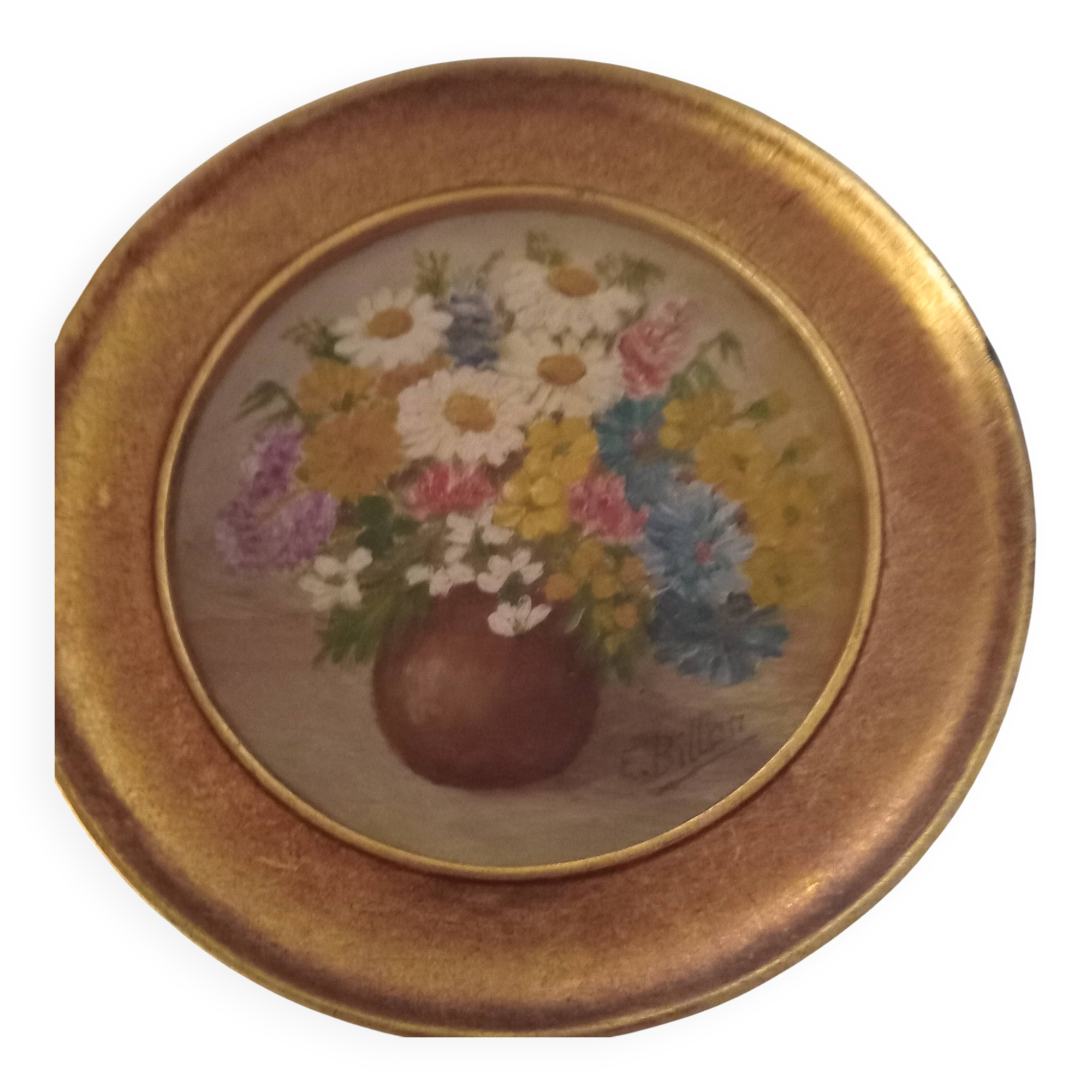 Antique table signed by Ernest Billon.
