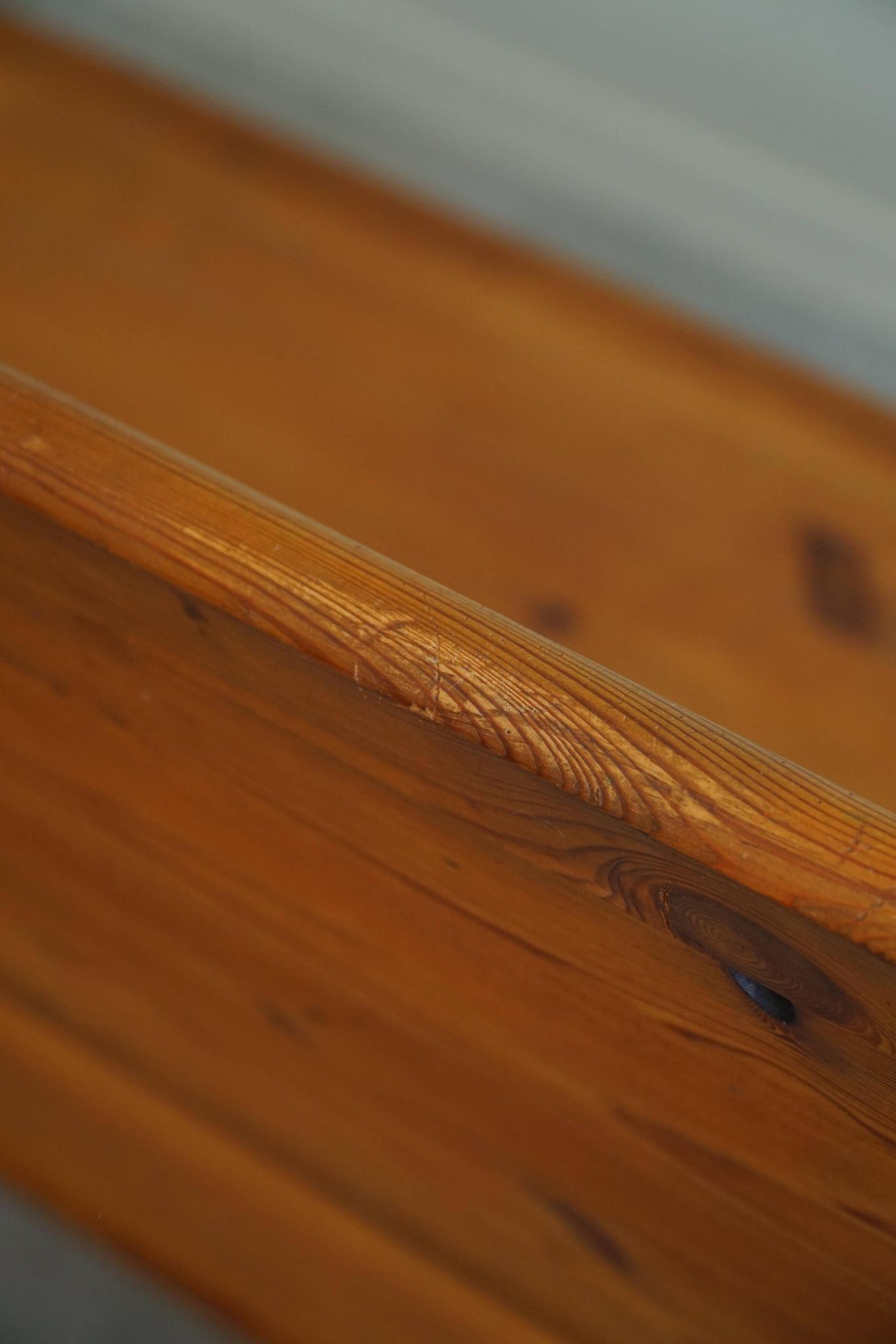 Modern Mid-Century Pine Bench, Made by a Swedish Cabinetmaker in the 1970s