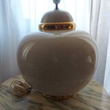 Large ceramic lamp from the 80's KOSTKA